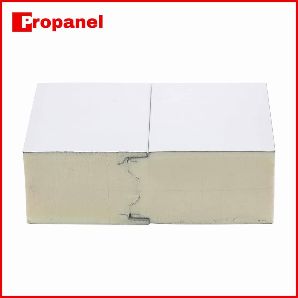 100mm PU PIR sandwich panel connection sample2